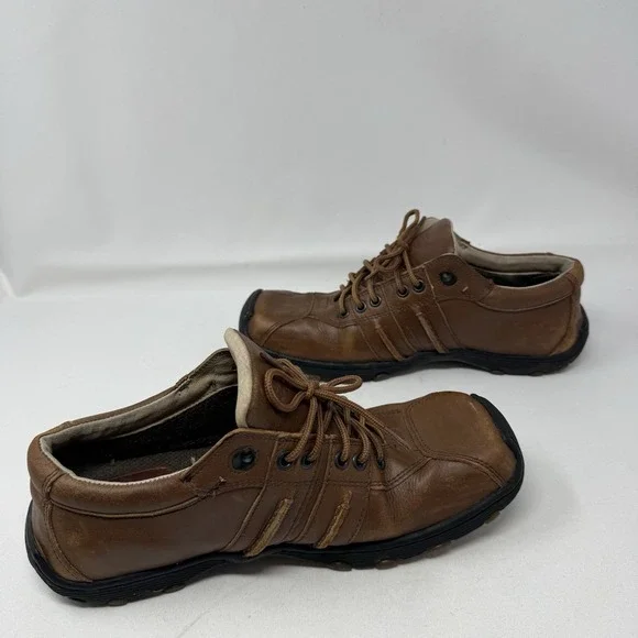 Dr Martens 90s Y2K Air Wair Brown Leather Shoes Mens 10 EU 43 Womans 11 Classic - Picture 7 of 10